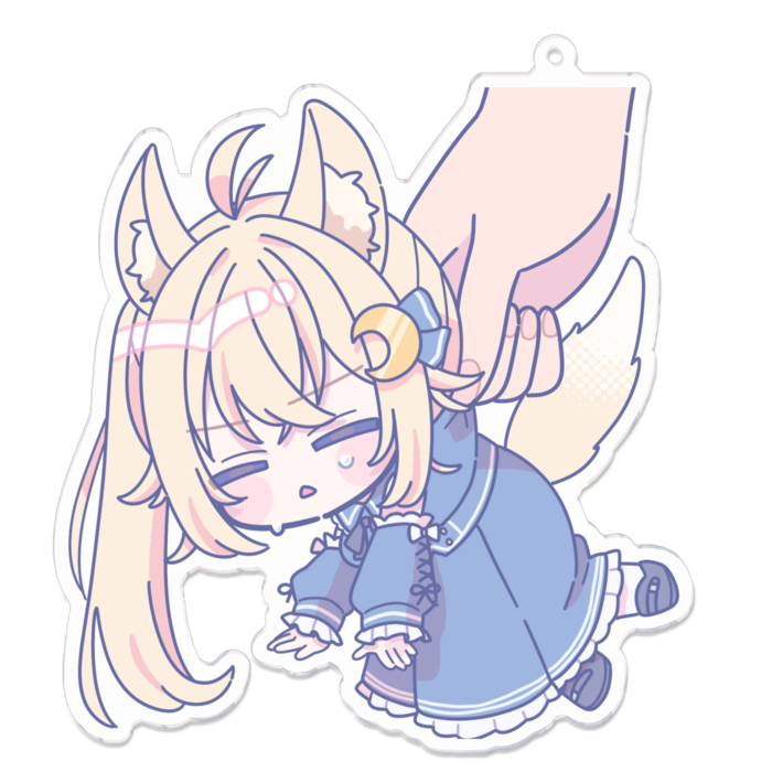 アクリルキーホルダー（コーティング） - 100 x 100 (mm)