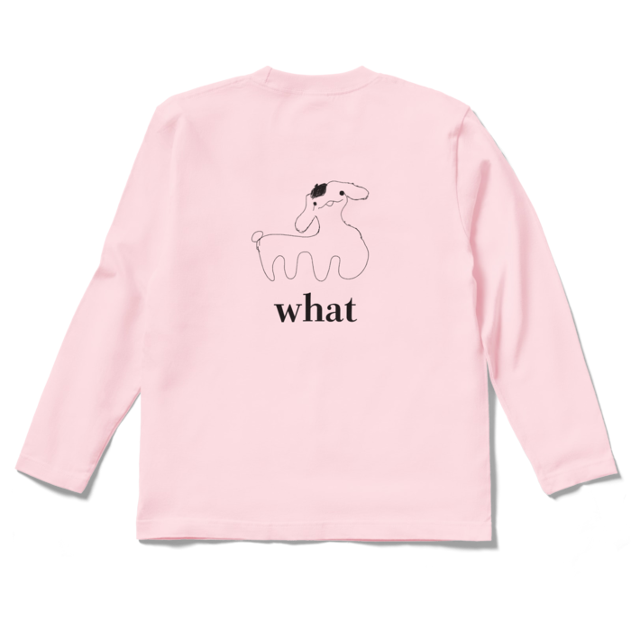 ロングスリーブTシャツ - S - ライトピンク