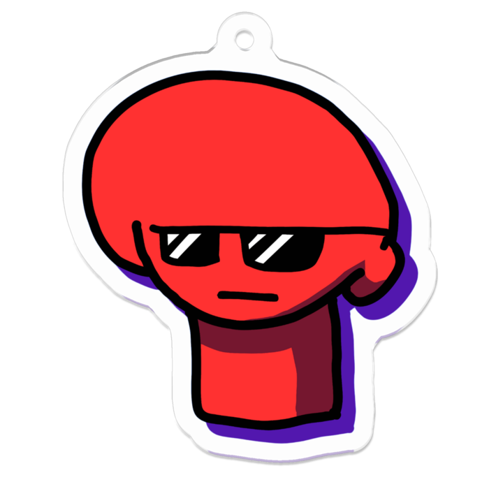 アクリルキーホルダー - 50 x 50 (mm)