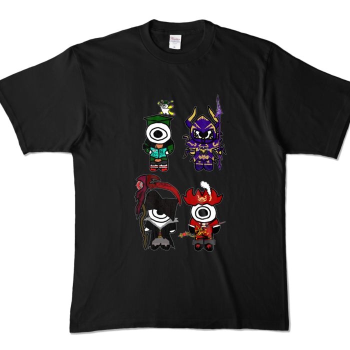 カラーTシャツ - XL - ブラック (濃色)