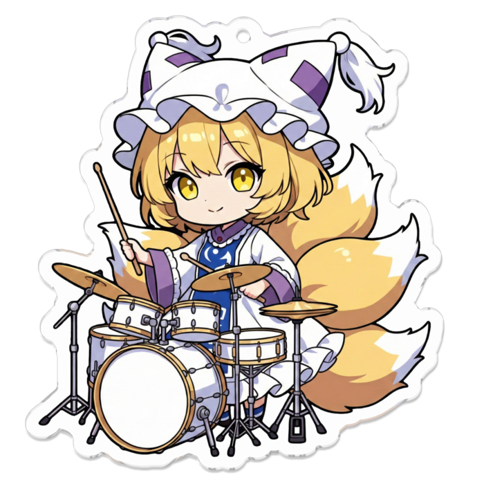 アクリルキーホルダー - 70 x 70 (mm)(キャラのみ)