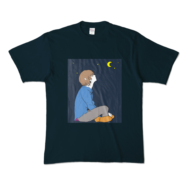 カラーTシャツ - XL - ネイビー (濃色)
