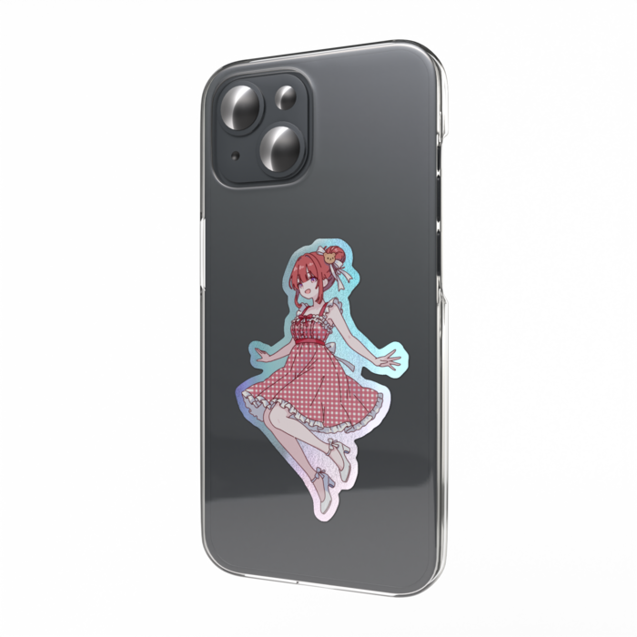 オーロラスマホステッカー - W55 × H91mm 以内