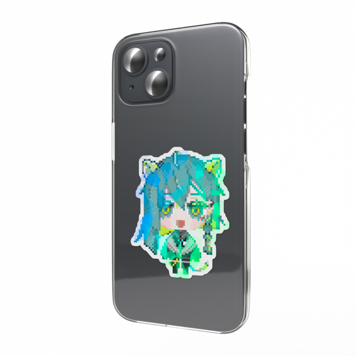 ホログラムスマホステッカー - 縦