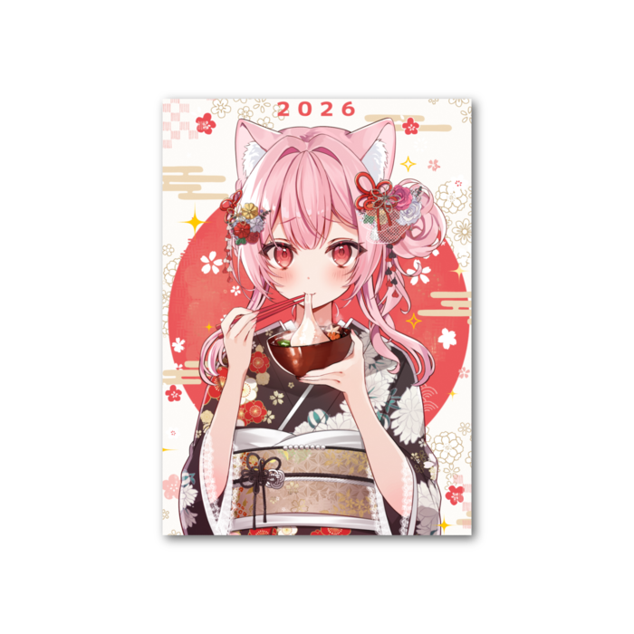 フォト風カード - 縦 - 片面