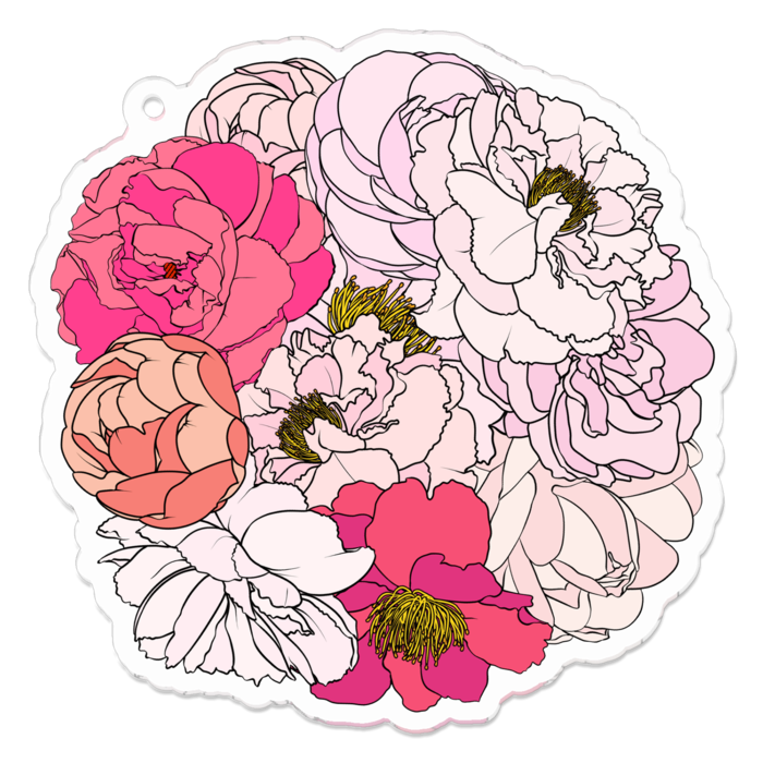 アクリルキーホルダー - 70 x 70 (mm)(1)