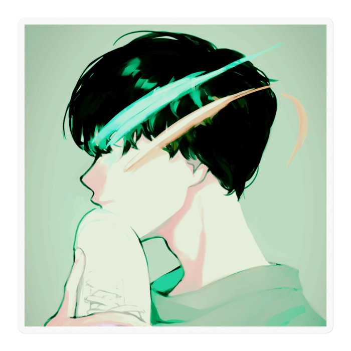 ステッカー - 100 x 100 (mm)