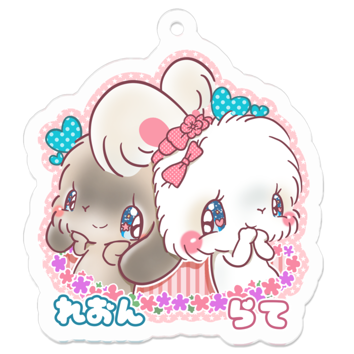 アクリルキーホルダー - 50 x 50 (mm)