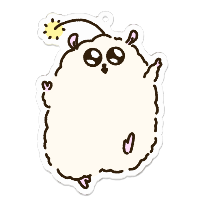 アクリルキーホルダー - 70 x 70 (mm)