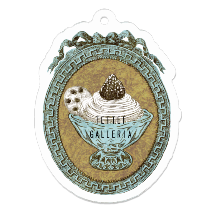 アクリルキーホルダー - 50 x 50 (mm)