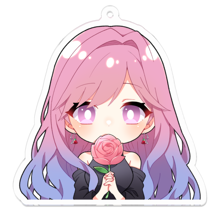 アクリルキーホルダー - 70 x 70 (mm)