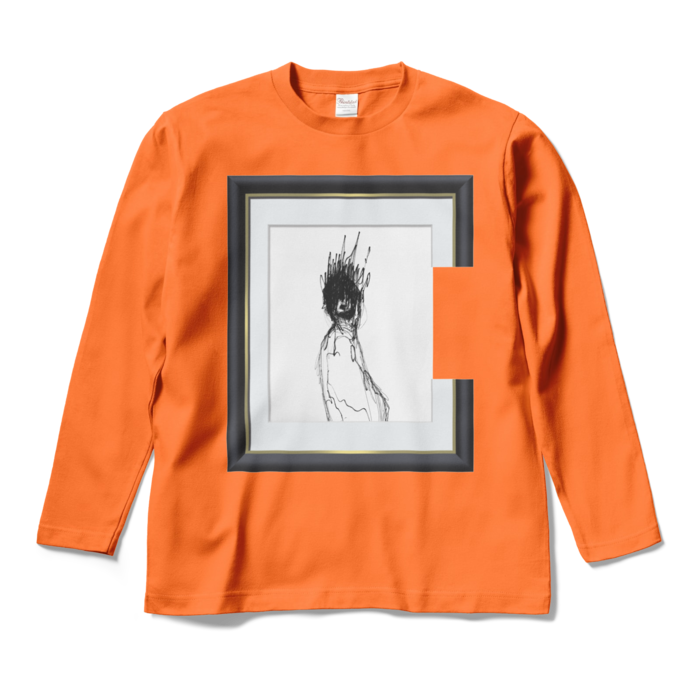 ロングスリーブTシャツ - M - オレンジ