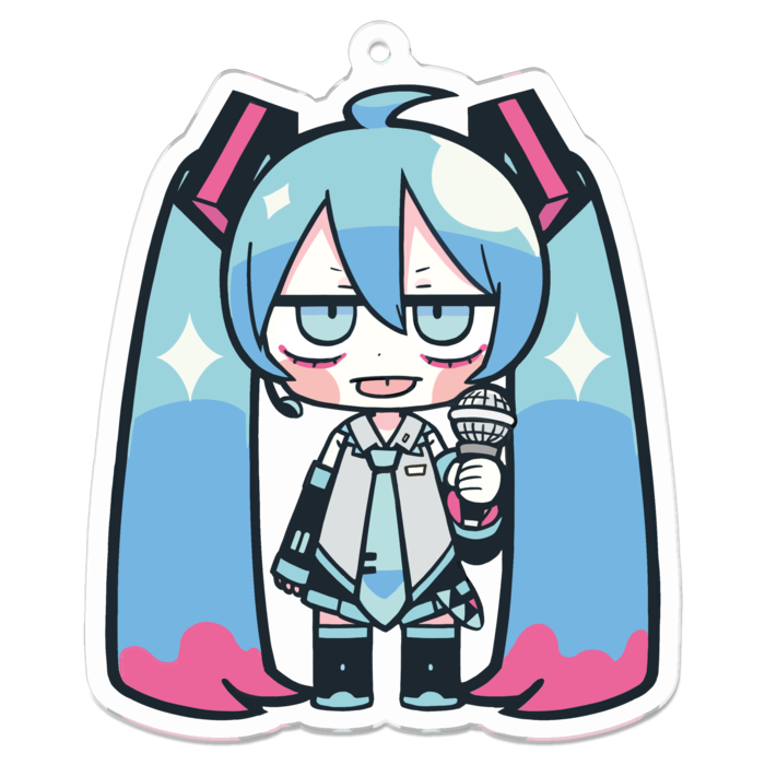 アクリルキーホルダー - 70 x 70 (mm)