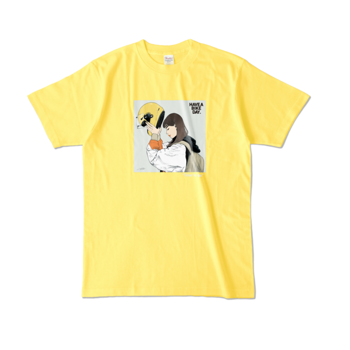 カラーTシャツ - L - イエロー (濃色)