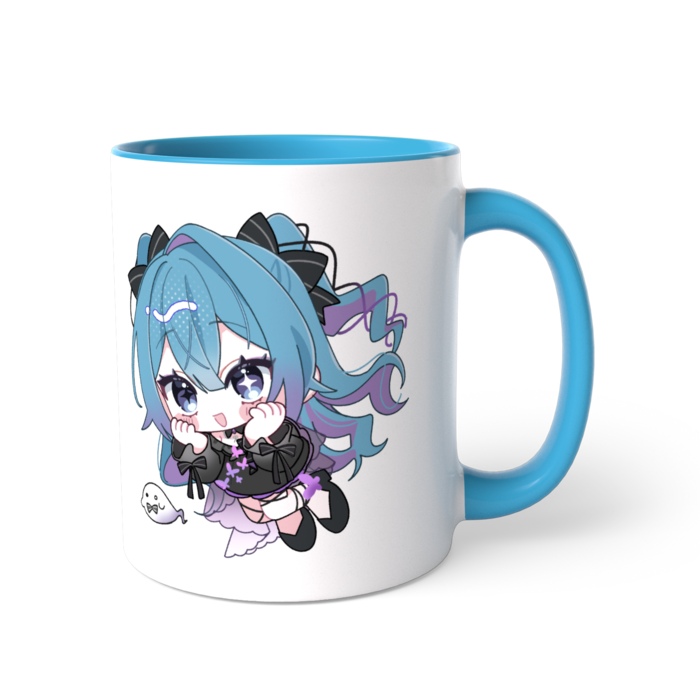 ツートンカラーマグカップ (右利き用)- 直径 8.2cm / 高さ 9.5cm(1)