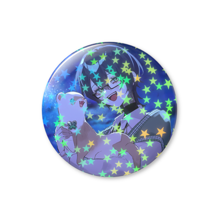 ホログラム缶バッジ - 25mm