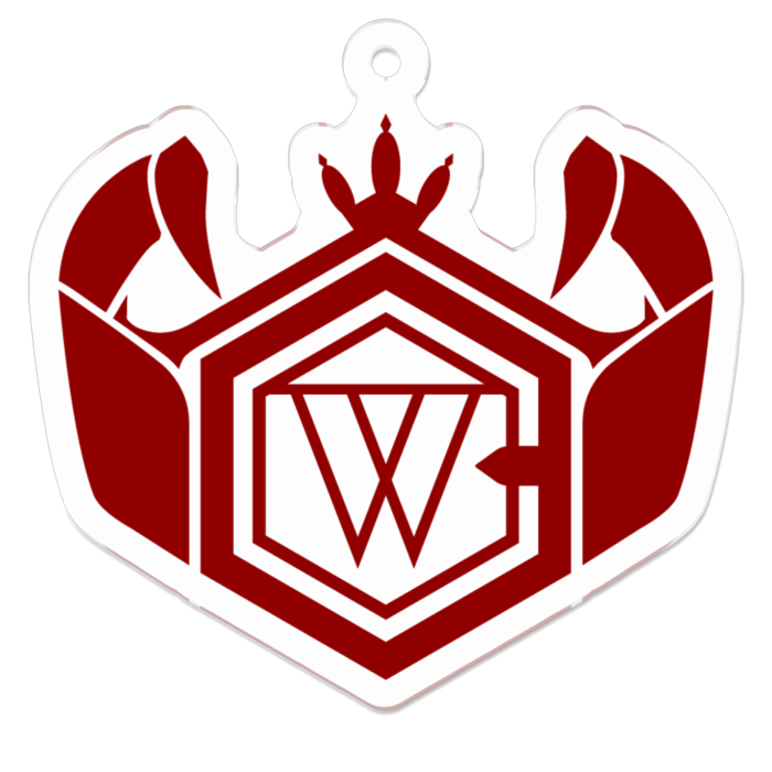 アクリルキーホルダー - 50 x 50 (mm)