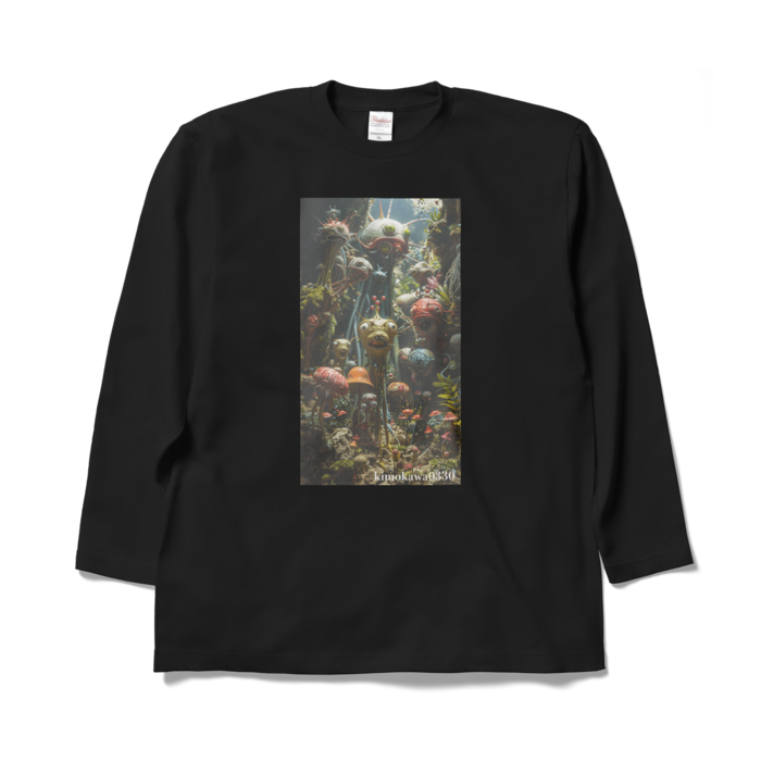 ロングスリーブTシャツ - XL - ブラック