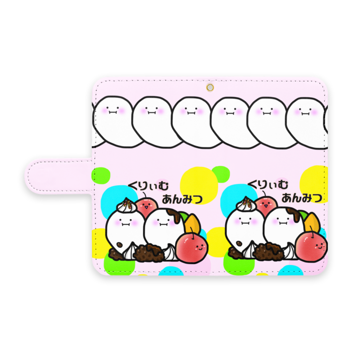 手帳型Androidケース - S - ストラップ穴 あり