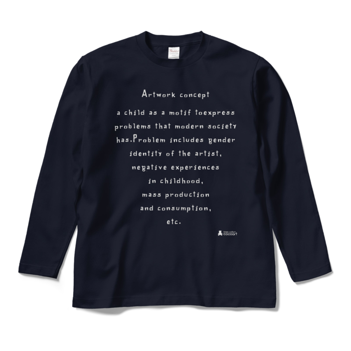 ロングスリーブTシャツ - M - ネイビー