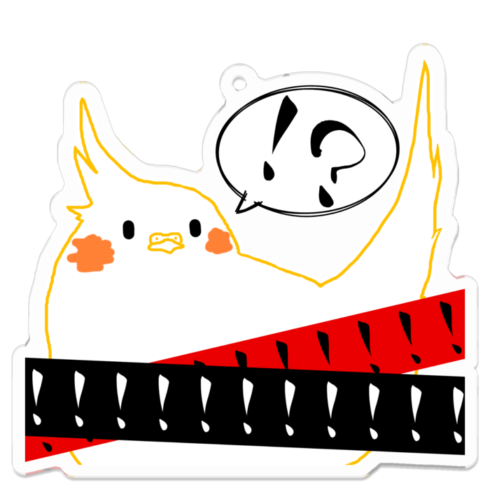 アクリルキーホルダー - 70 x 70 (mm)