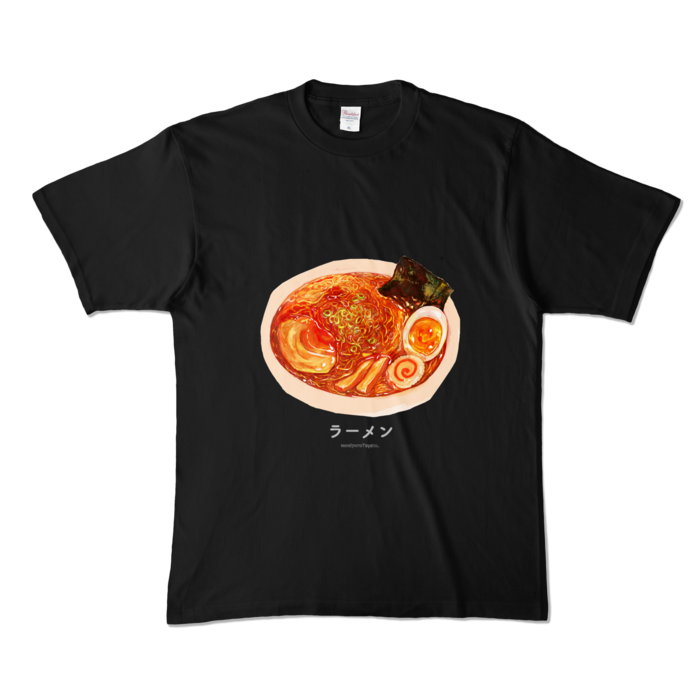 カラーTシャツ - XL - ブラック (濃色)