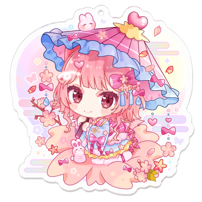 アクリルキーホルダー - 70 x 70 (mm)