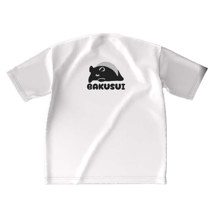 ビッグシルエットTシャツ - XL - 背面 ホワイト