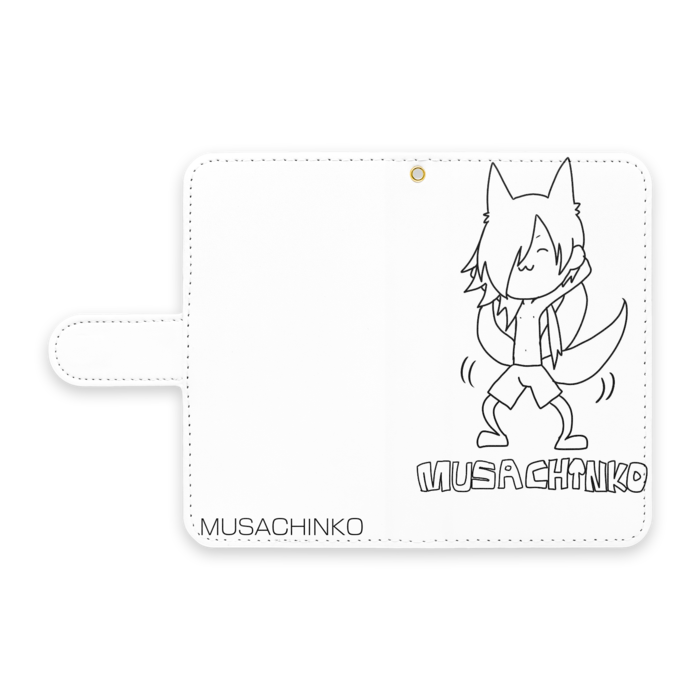 手帳型Androidケース - S - ストラップ穴 あり