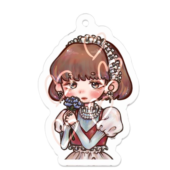 アクリルキーホルダー - 50 x 50 (mm)