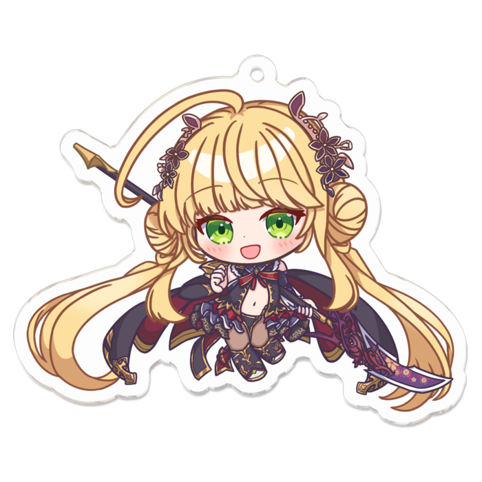 アクリルキーホルダー（コーティング） - 70 x 70 (mm)