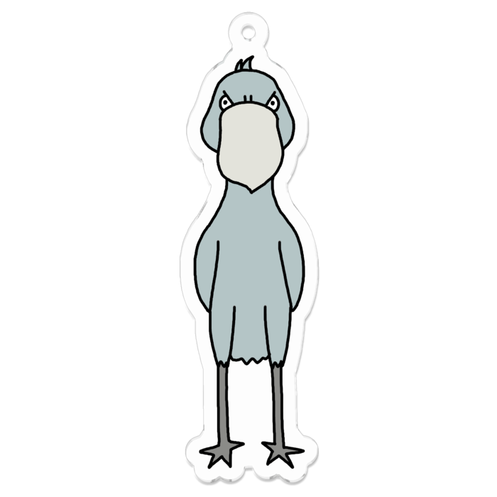 アクリルキーホルダー中(縦:約7cm)