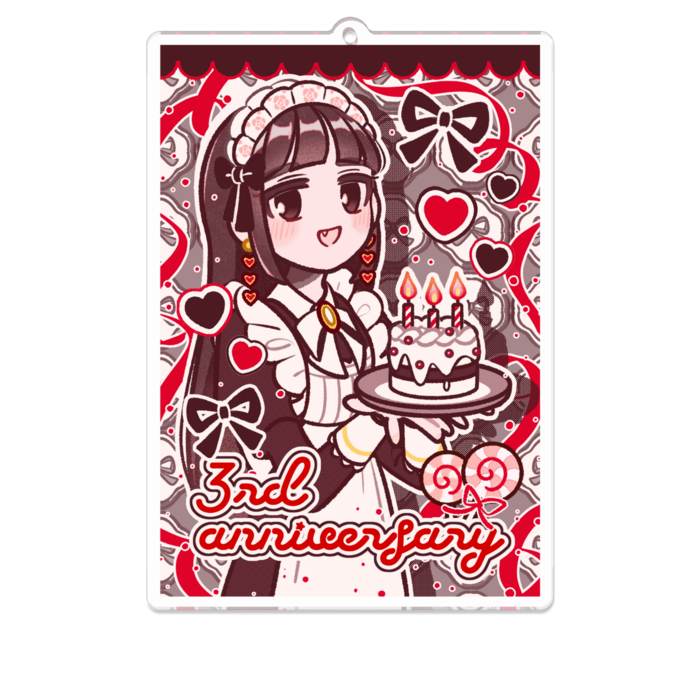 アクリルキーホルダー - 100 x 100 (mm)