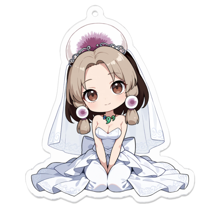 アクリルキーホルダー - 70 x 70 (mm)(キャラのみ)