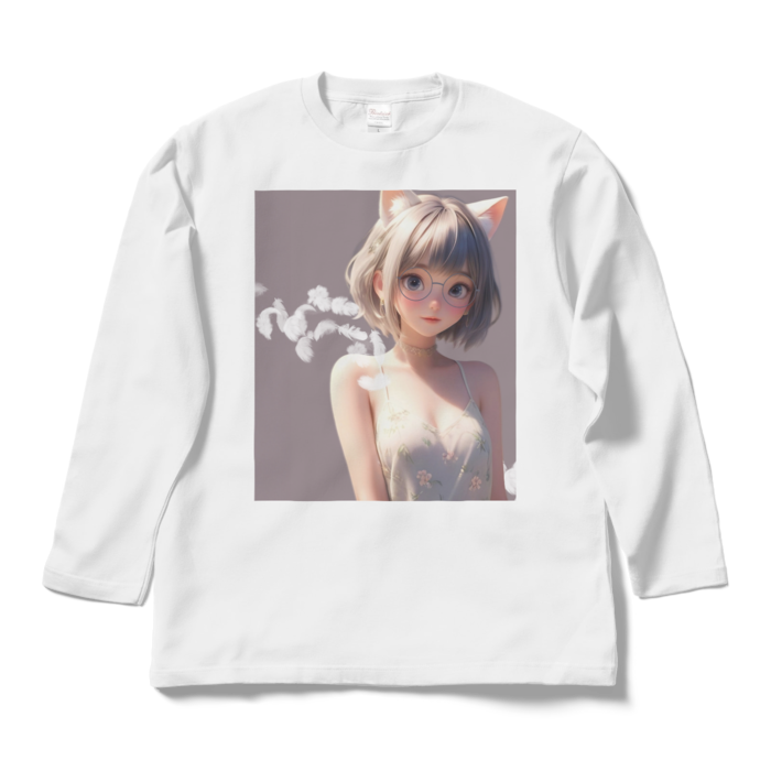 ロングスリーブTシャツ - L - ホワイト(1)