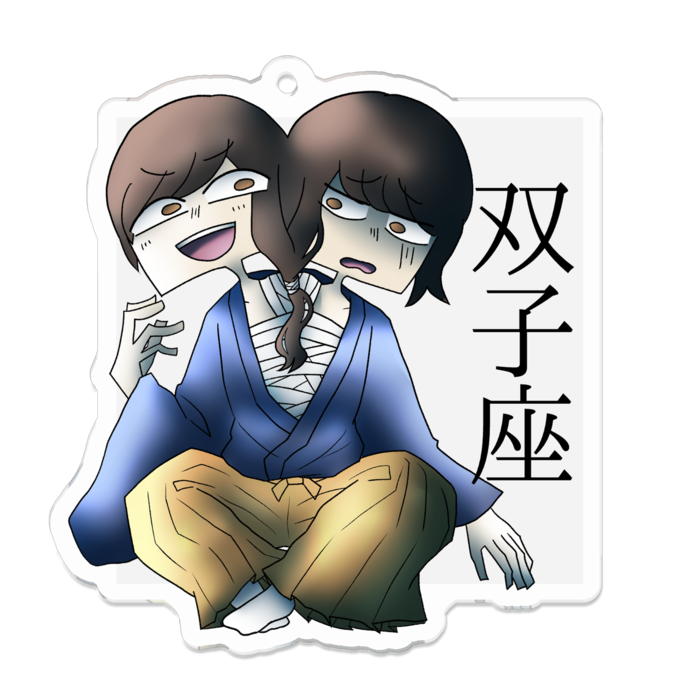 アクリルキーホルダー - 70 x 70 (mm)