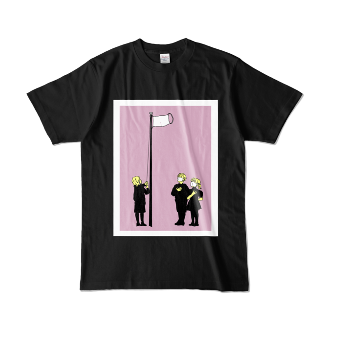カラーTシャツ - L - ブラック (濃色)