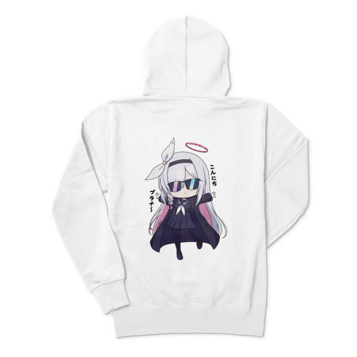 ジップパーカー - M - ホワイト