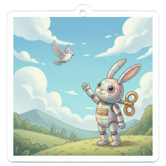 アクリルキーホルダー - 50 x 50 (mm)