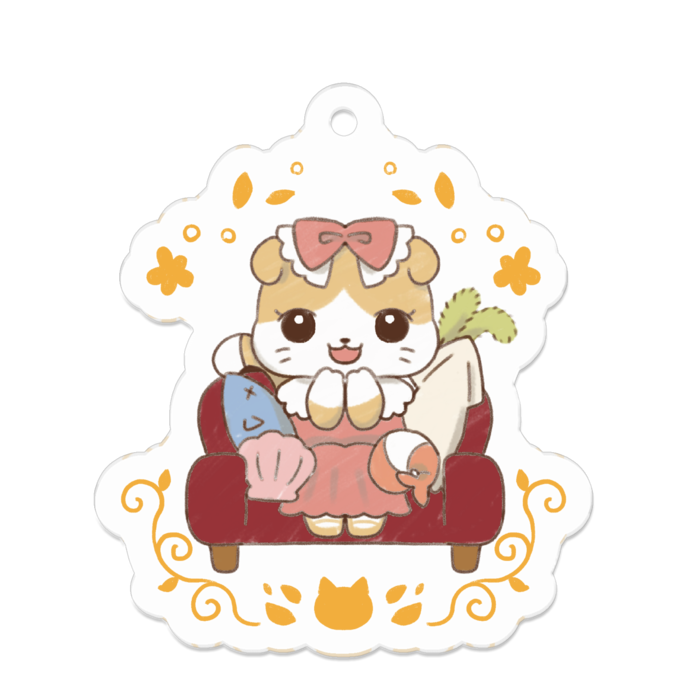 アクリルキーホルダー - 50 x 50 (mm)