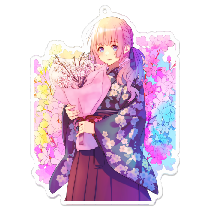 アクリルキーホルダー - 100 x 100 (mm)