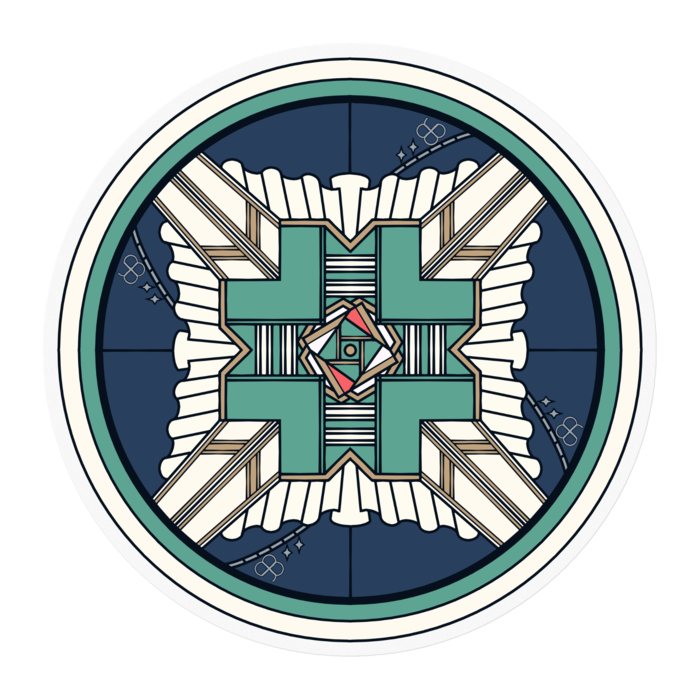 ステッカー - 100 x 100 (mm)