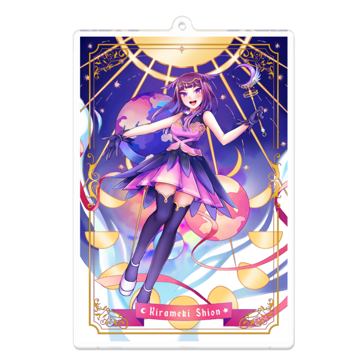 アクリルキーホルダー - 100 x 100 (mm)