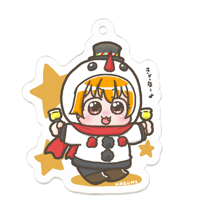 アクリルキーホルダー - 50 x 50 (mm)