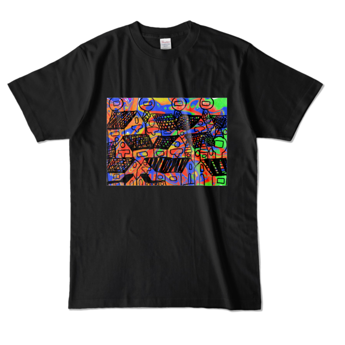 カラーTシャツ - L - ブラック (濃色)