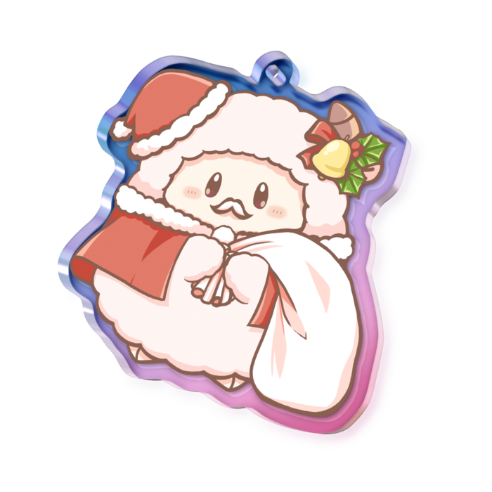 12月けだま - 50 × 50mm