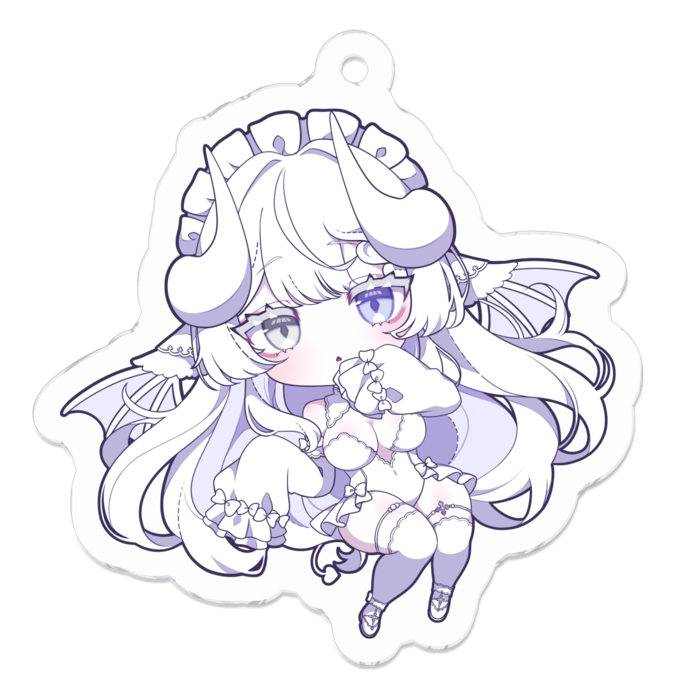 アクリルキーホルダー - 50 x 50 (mm)