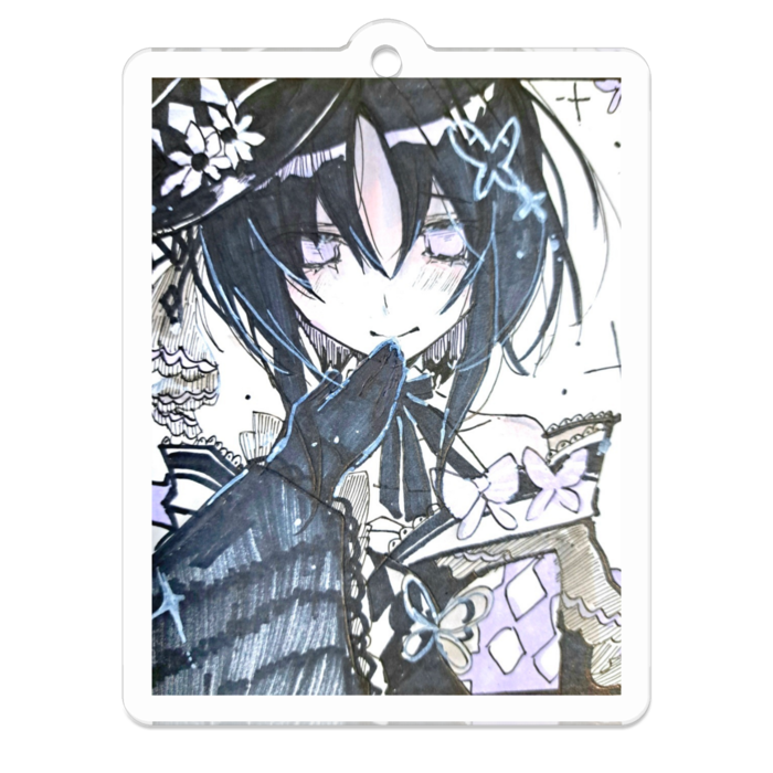 アクリルキーホルダー - 50 x 50 (mm)(5)