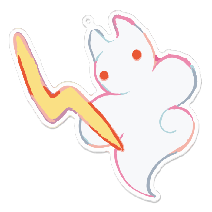 アクリルキーホルダー - 100 x 100 (mm)