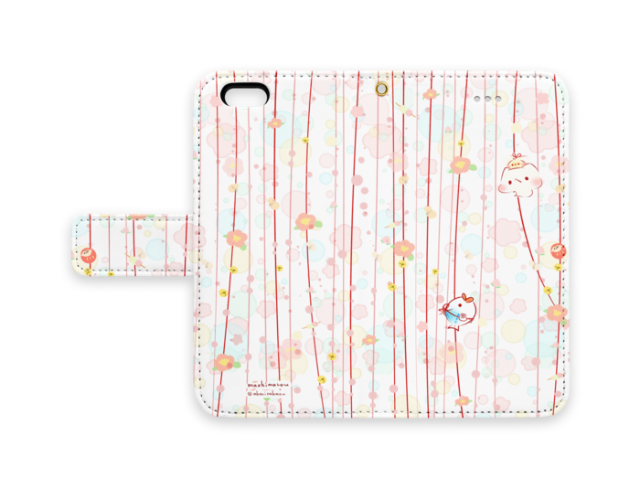 手帳型iPhoneケース - iPhone6 - ストラップ穴 あり
